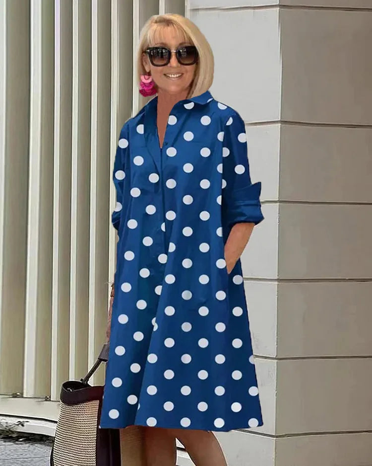 Clara™ - Elegantes Polka Dot Sommerkleid