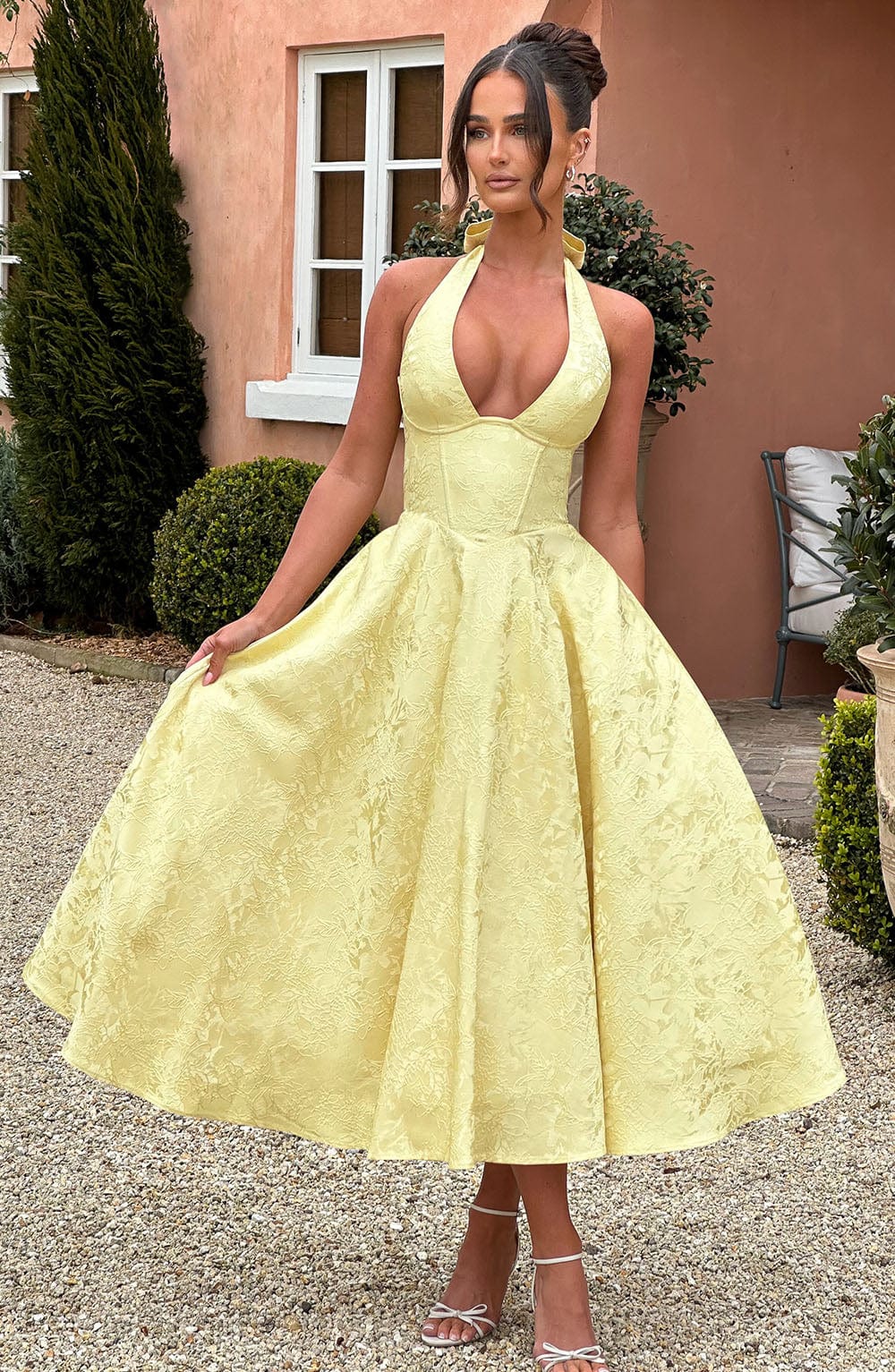 Sophia™ - Halter Ärmelloses Midikleid
