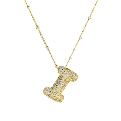 Karoline™ - Diamond Bubble Letter Halskette