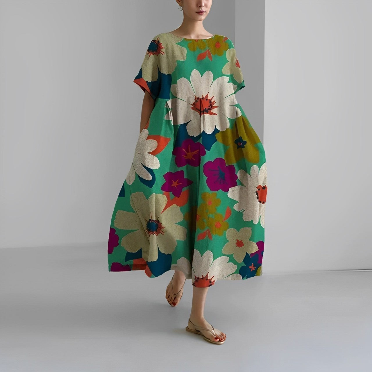 Soléane™ – Böhmisches Blumenkleid