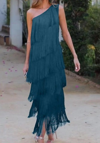 Noemi™ - Einzigartige Eleganz: One-Shoulder-Kleid