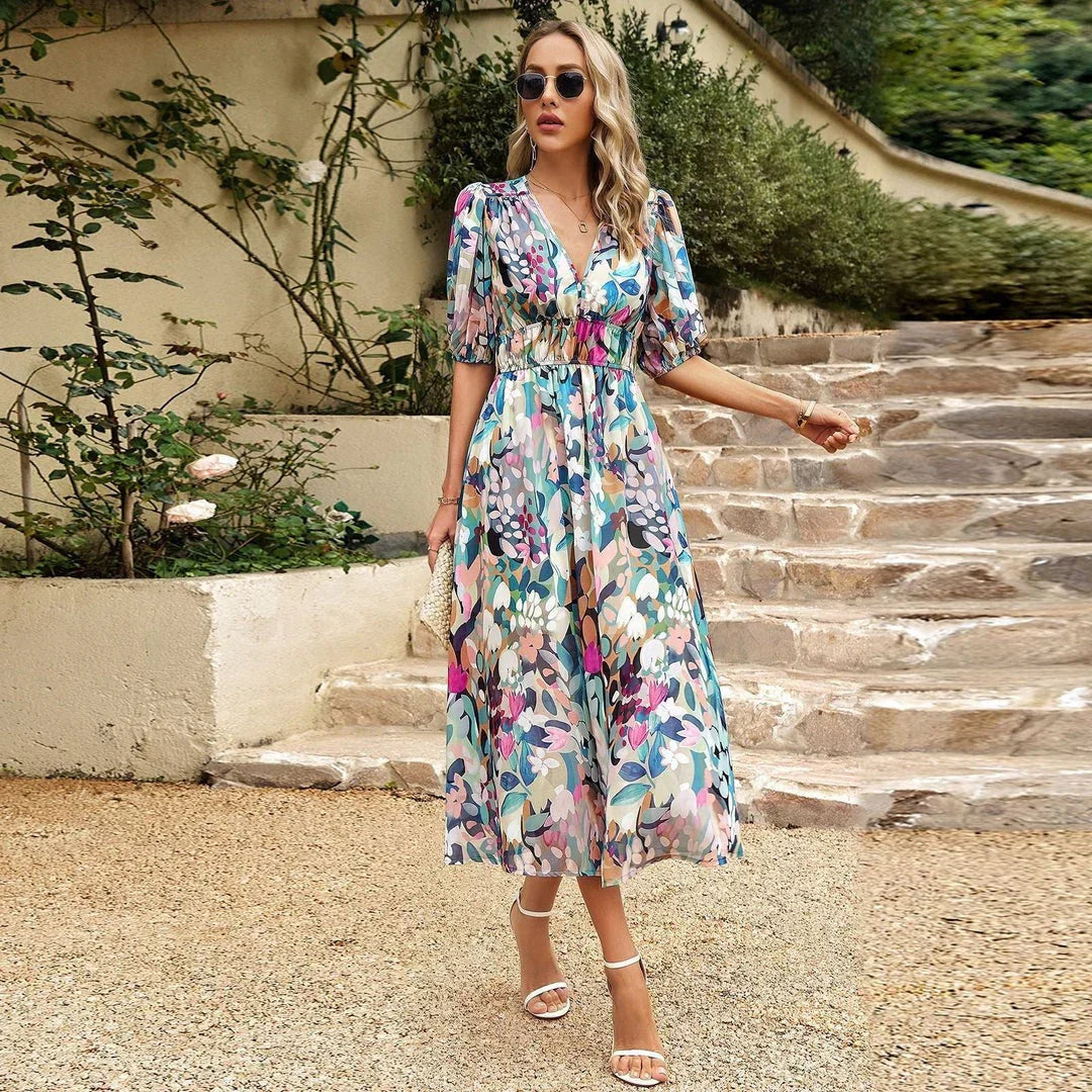 Grace™ - Kleid mit V-Ausschnitt