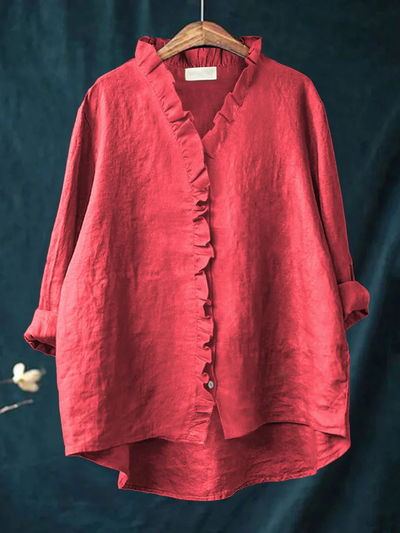 Tifannie™ - Bluse mit Rüschenkante