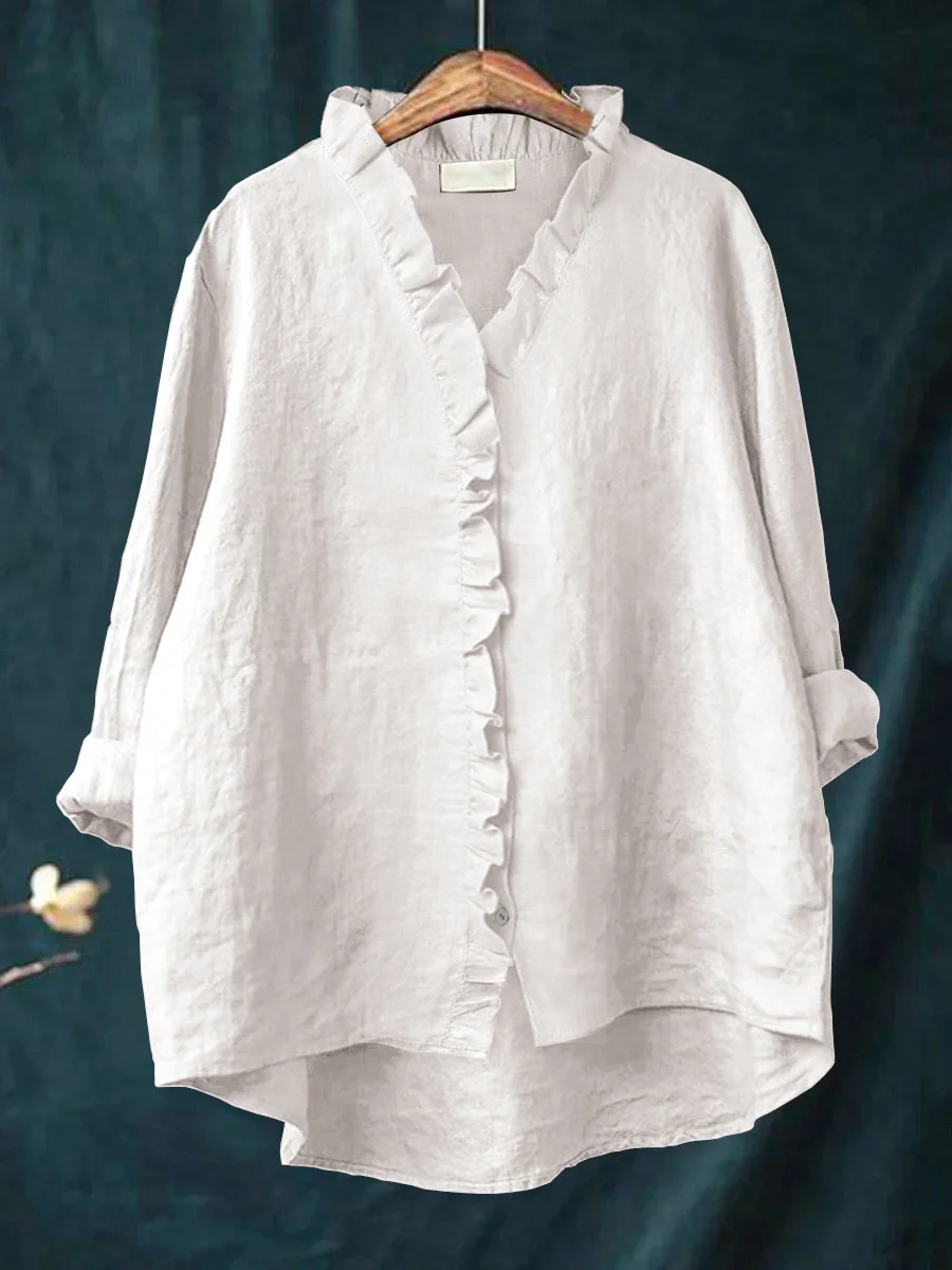 Tifannie™ - Bluse mit Rüschenkante