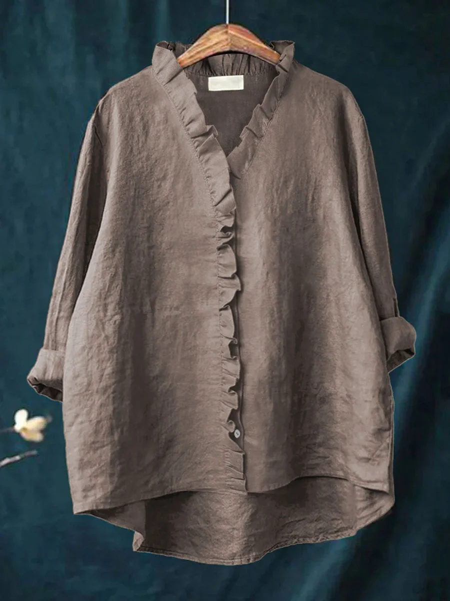 Tifannie™ - Bluse mit Rüschenkante