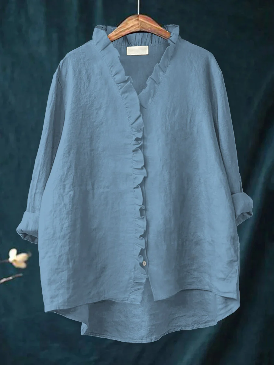 Tifannie™ - Bluse mit Rüschenkante