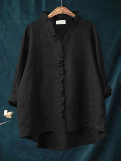 Tifannie™ - Bluse mit Rüschenkante