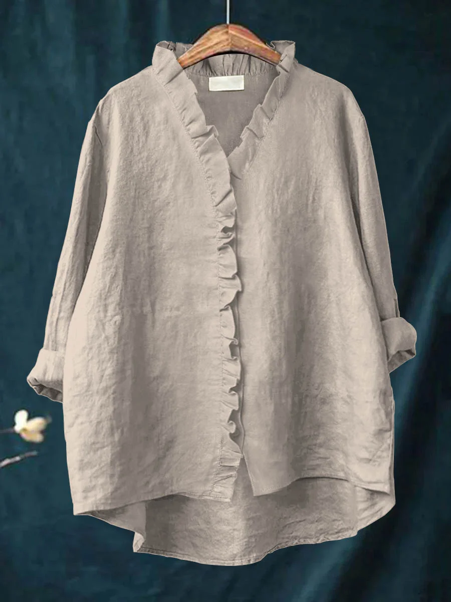 Tifannie™ - Bluse mit Rüschenkante