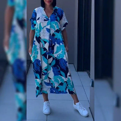 Elena - Elegantes Blumenkleid