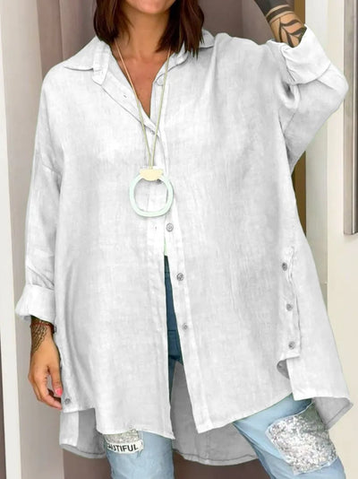 Sophia™ - Hemd mit übergroßer Knopfleiste