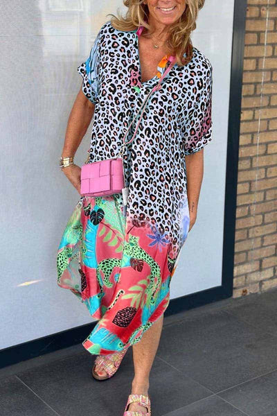 Amanda™ - Lässiges Leopardenkleid