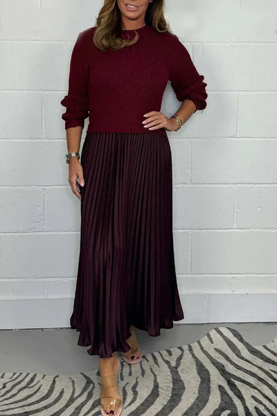 Claire™ - Elegantes 2-in-1 Pulloverkleid