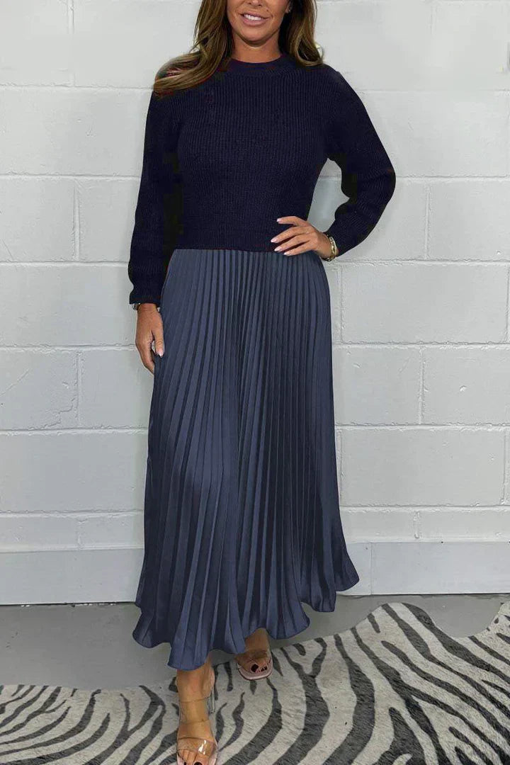 Claire™ - Elegantes 2-in-1 Pulloverkleid