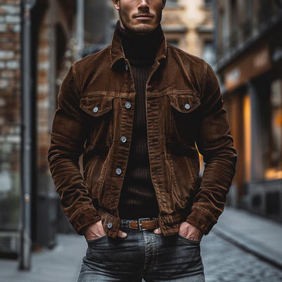 Justin - Herren Vintage Cordjacke