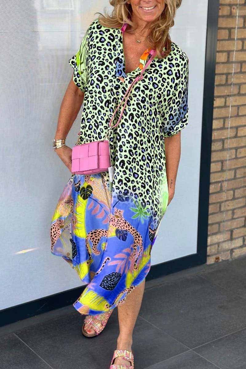 Amanda™ - Lässiges Leopardenkleid