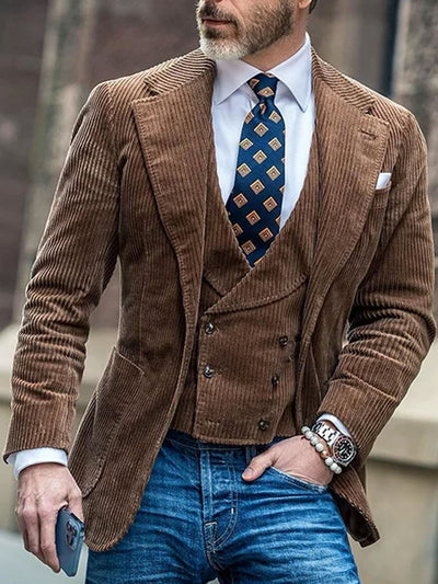 Lässiger Blazer aus Kord
