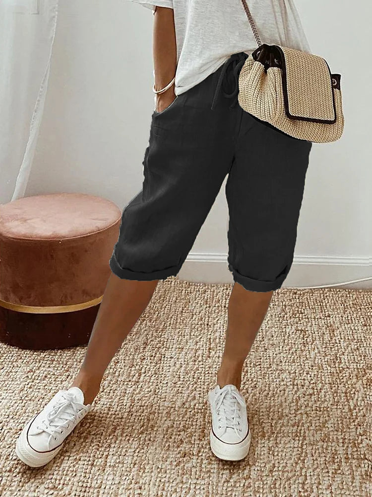 Orla™ - Baumwoll-Leinen Damenhose