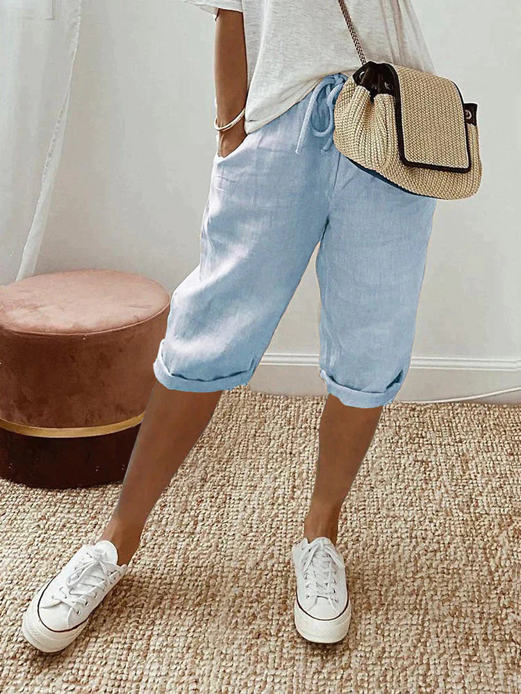 Orla™ - Baumwoll-Leinen Damenhose