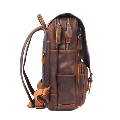 Biefeld™ - Brauner Lederrucksack