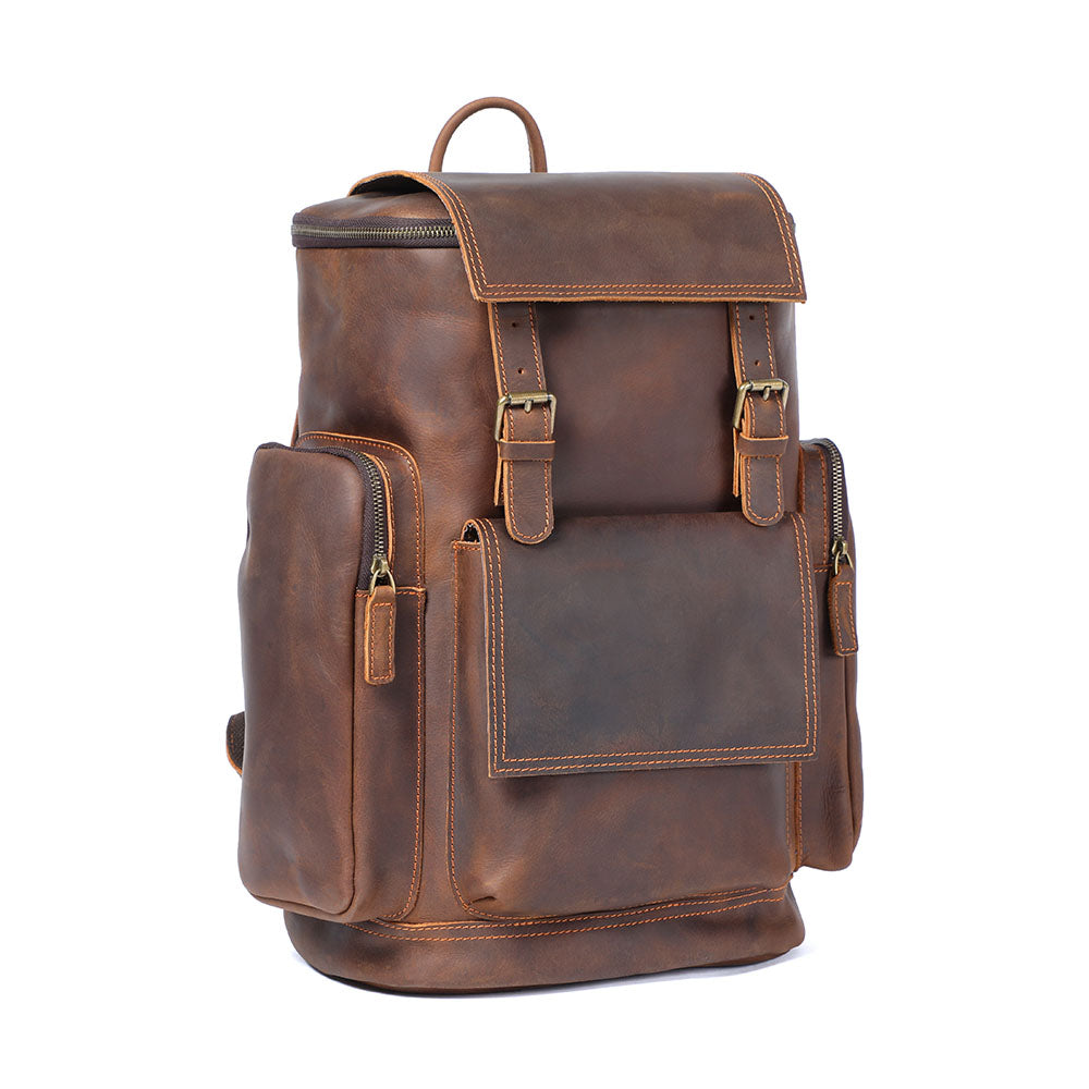 Kalmar™ - Laptop-Rucksack aus Leder