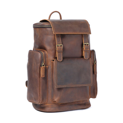 Kalmar™ - Laptop-Rucksack aus Leder
