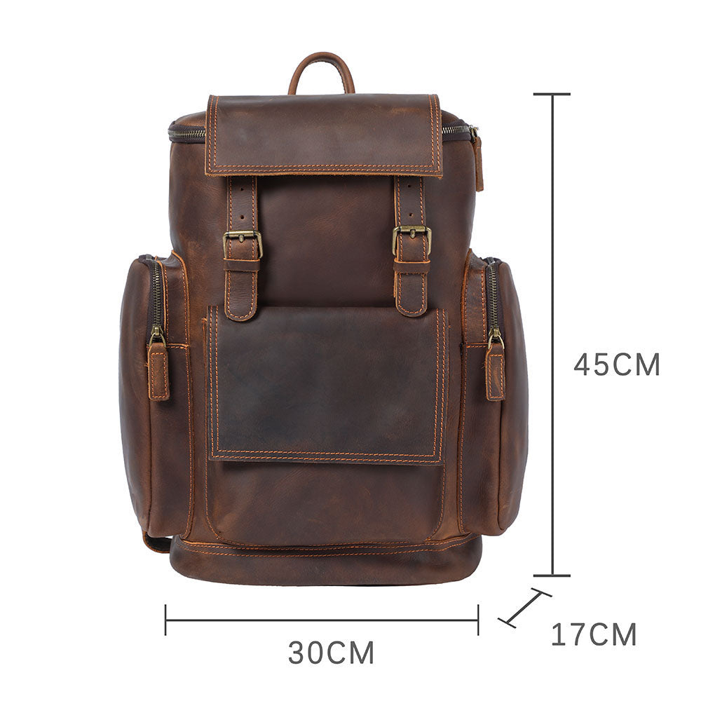 Kalmar™ - Laptop-Rucksack aus Leder