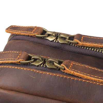 Biefeld™ - Brauner Lederrucksack