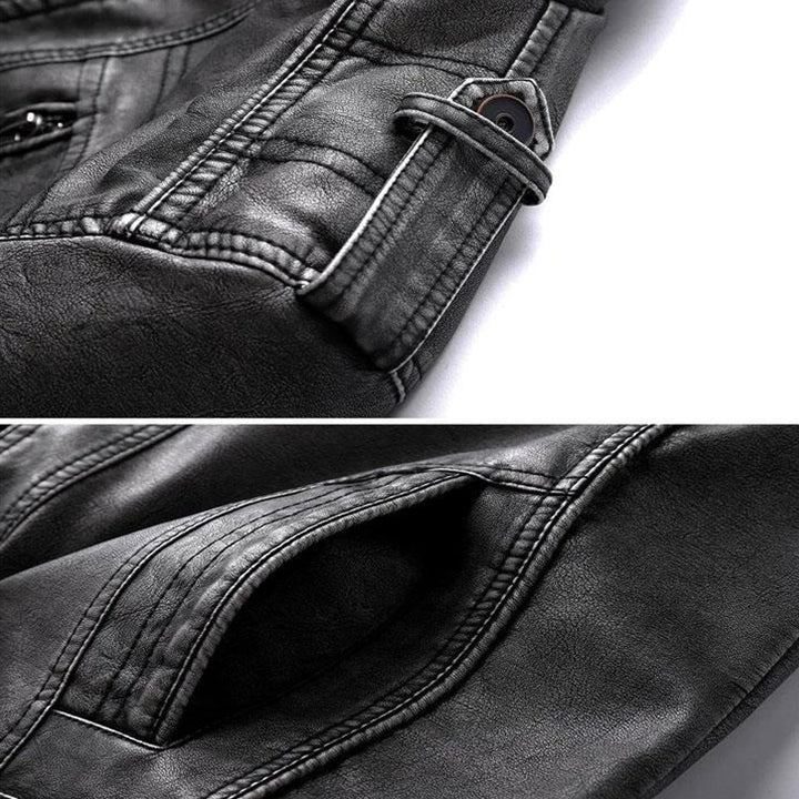 Cullman™ - Schwarz Lederjacke