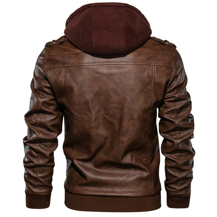 Athens™ - Braun Lederjacke