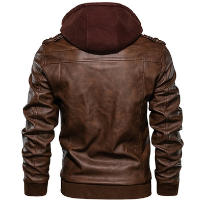 Athens™ - Braun Lederjacke