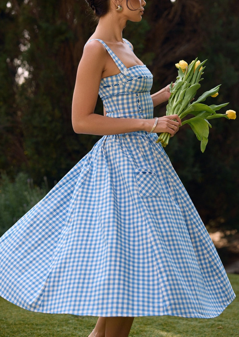 Annalena™ - Ärmelloses Midi-Sonnenkleid