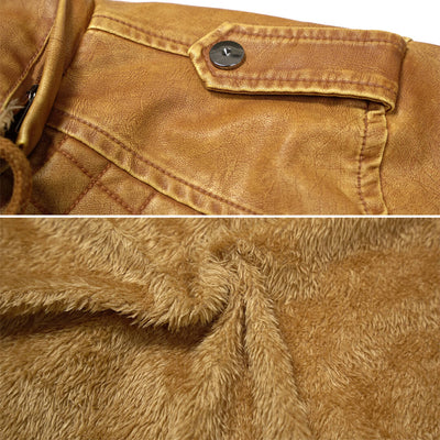 Valdez™ - Orange Lederjacke