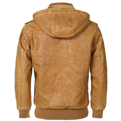 Valdez™ - Orange Lederjacke