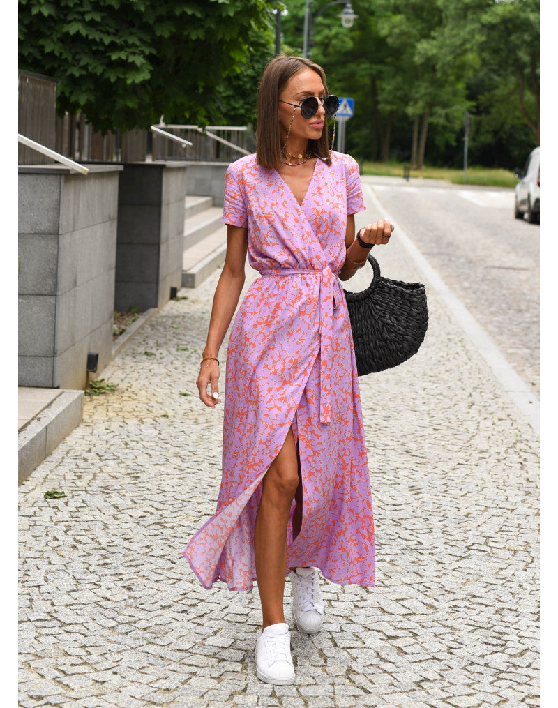 Yasmine™ - Stilvolles Kleid mit V-Ausschnitt
