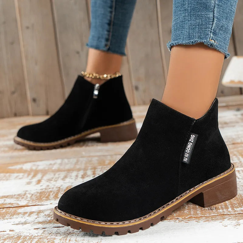 Mary™ - Stiefeletten mit dicker Sohle