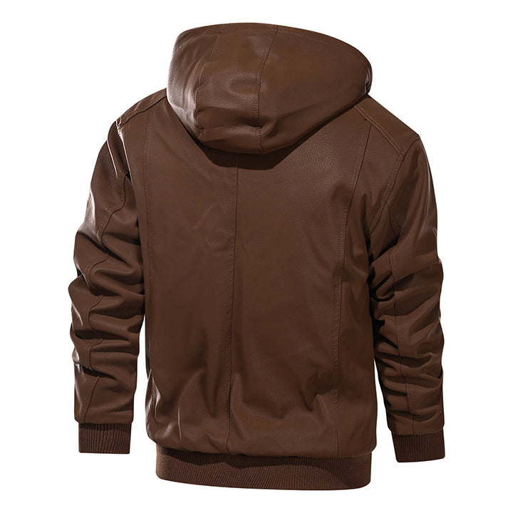 Clanton™ - Braun Lederjacke