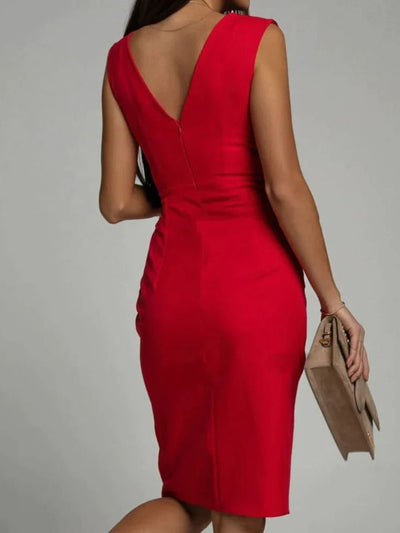 Megan™ - Midi-Wickelkleid