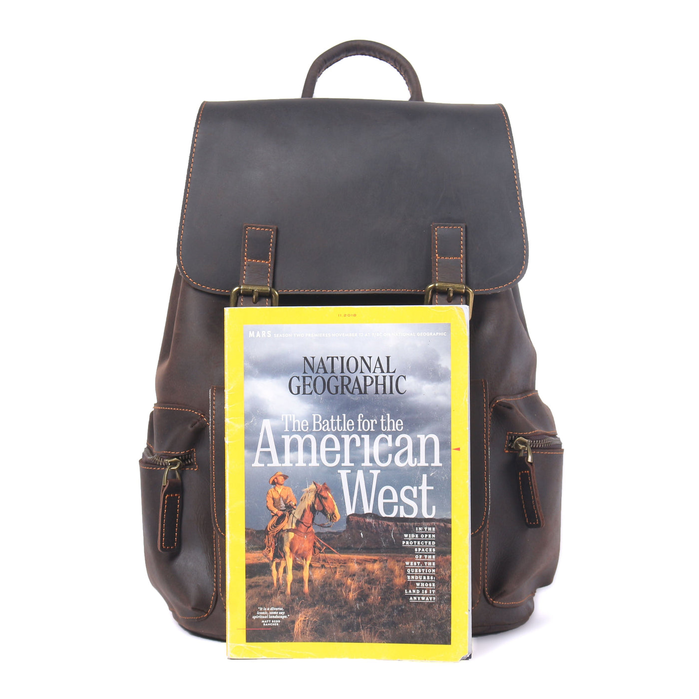 Flam™ - Rucksack aus Leder