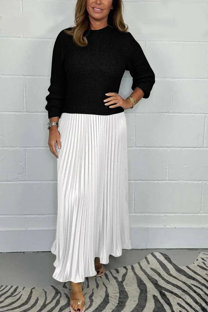 Claire™ - Elegantes 2-in-1 Pulloverkleid