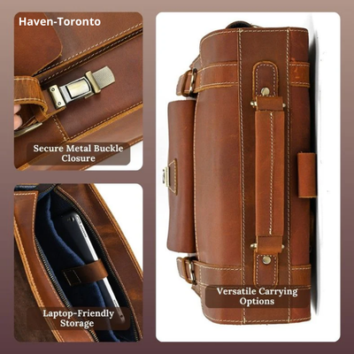 Leder-Cabrio-Rucksack | GIRONA
