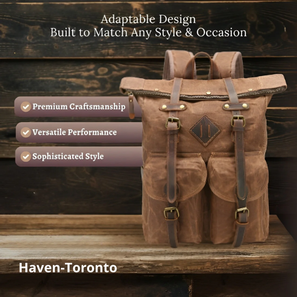 Canvas Laptop-Rucksack | KRUN