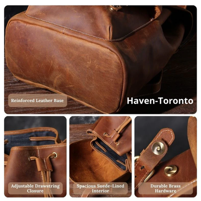 Leather Knapsack | CADIZ