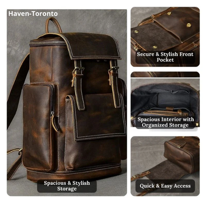 Schnitzer | Crazy Horse Lederrucksack