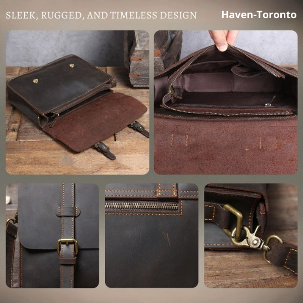 Leder-Kuriertasche | NAMUR