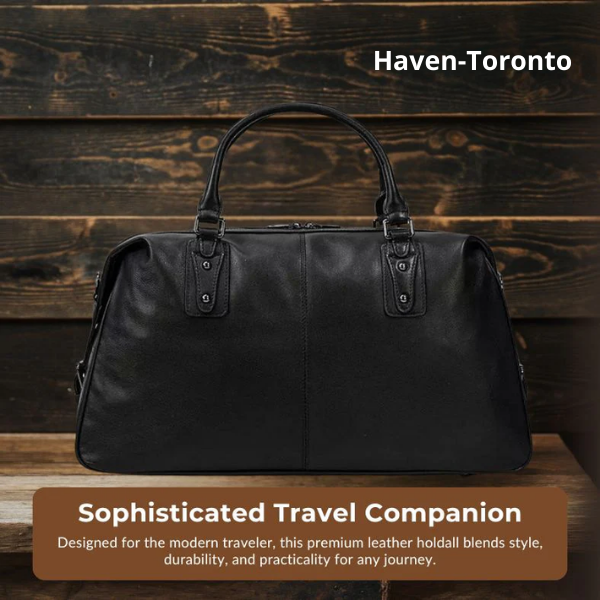 Schwarze Leder-Handtasche | AALBORG
