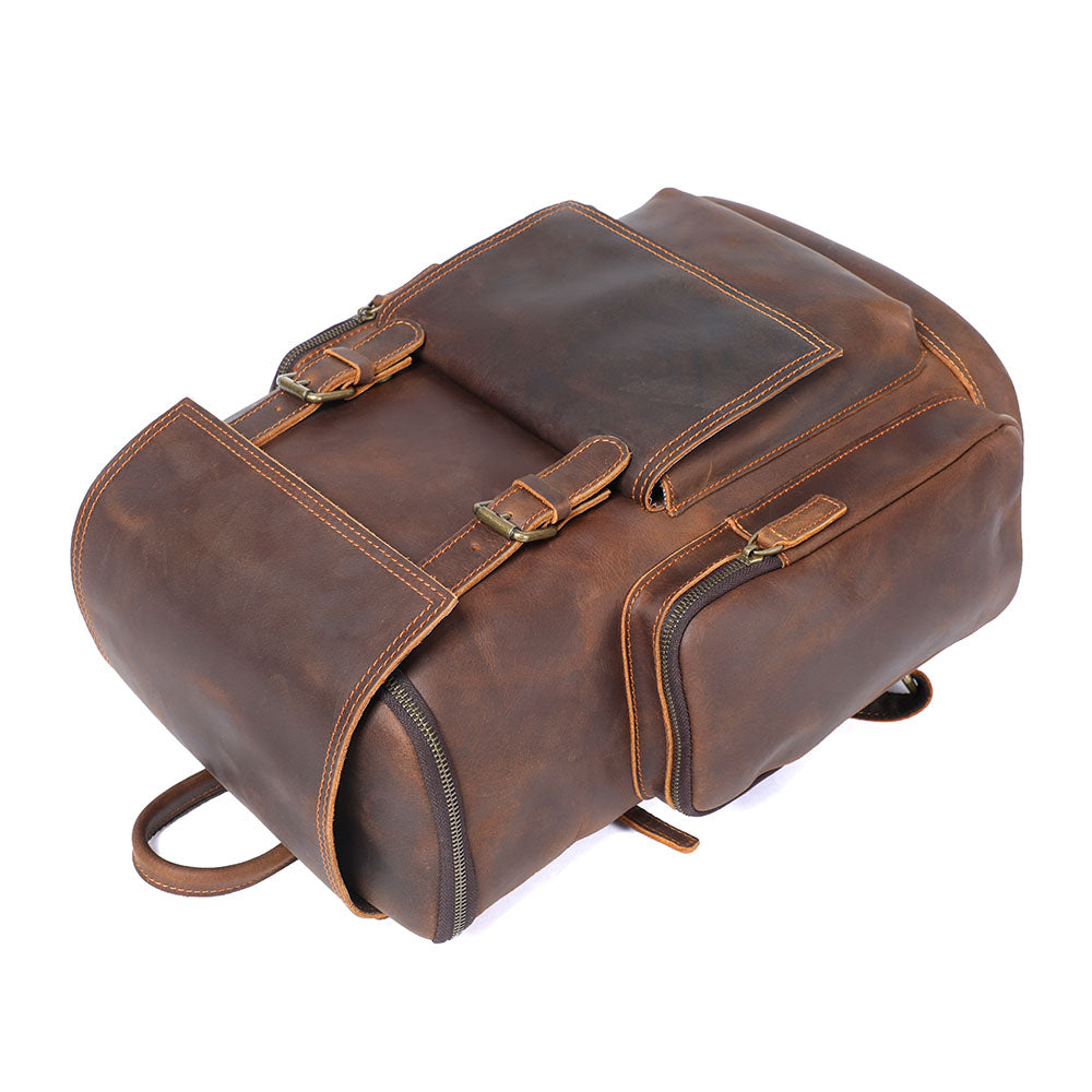 Kalmar™ - Laptop-Rucksack aus Leder