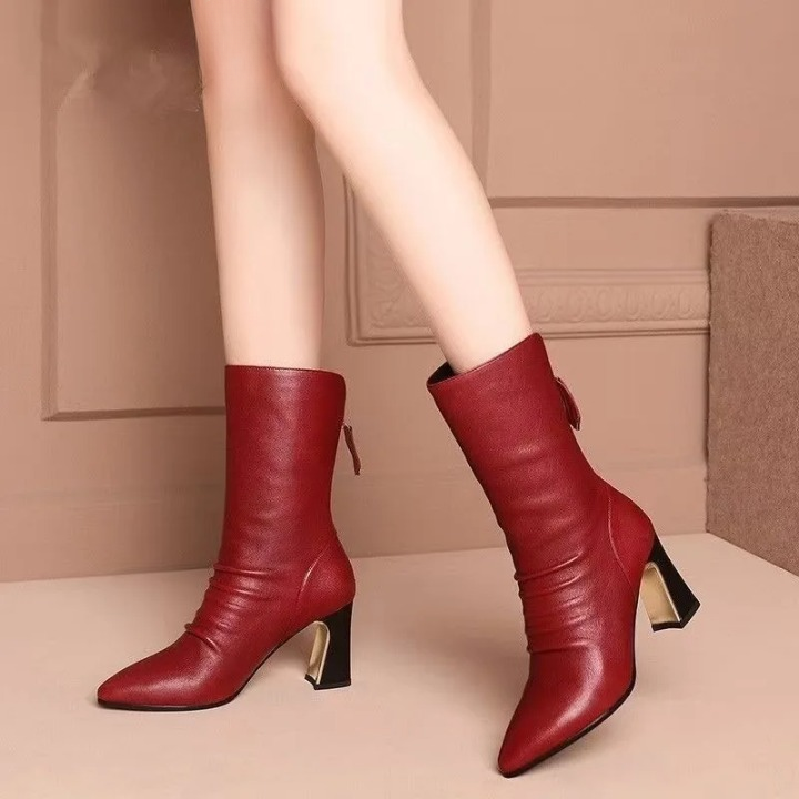 Camille™ - Weiche Lederstiefeletten
