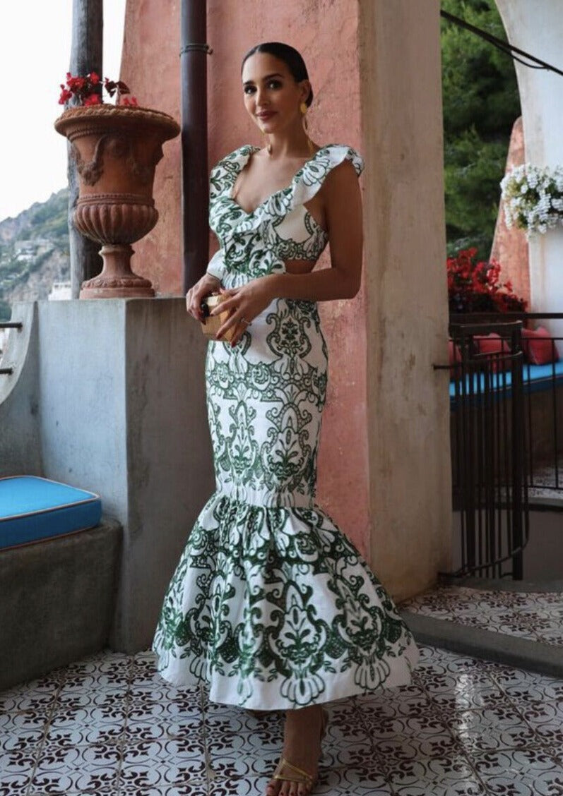Havenna™ - Gerafftes Maxikleid