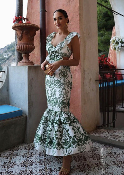 Havenna™ - Gerafftes Maxikleid