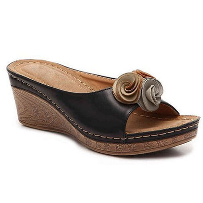 Lidia - Bequeme orthopädische Damensandalen aus Leder